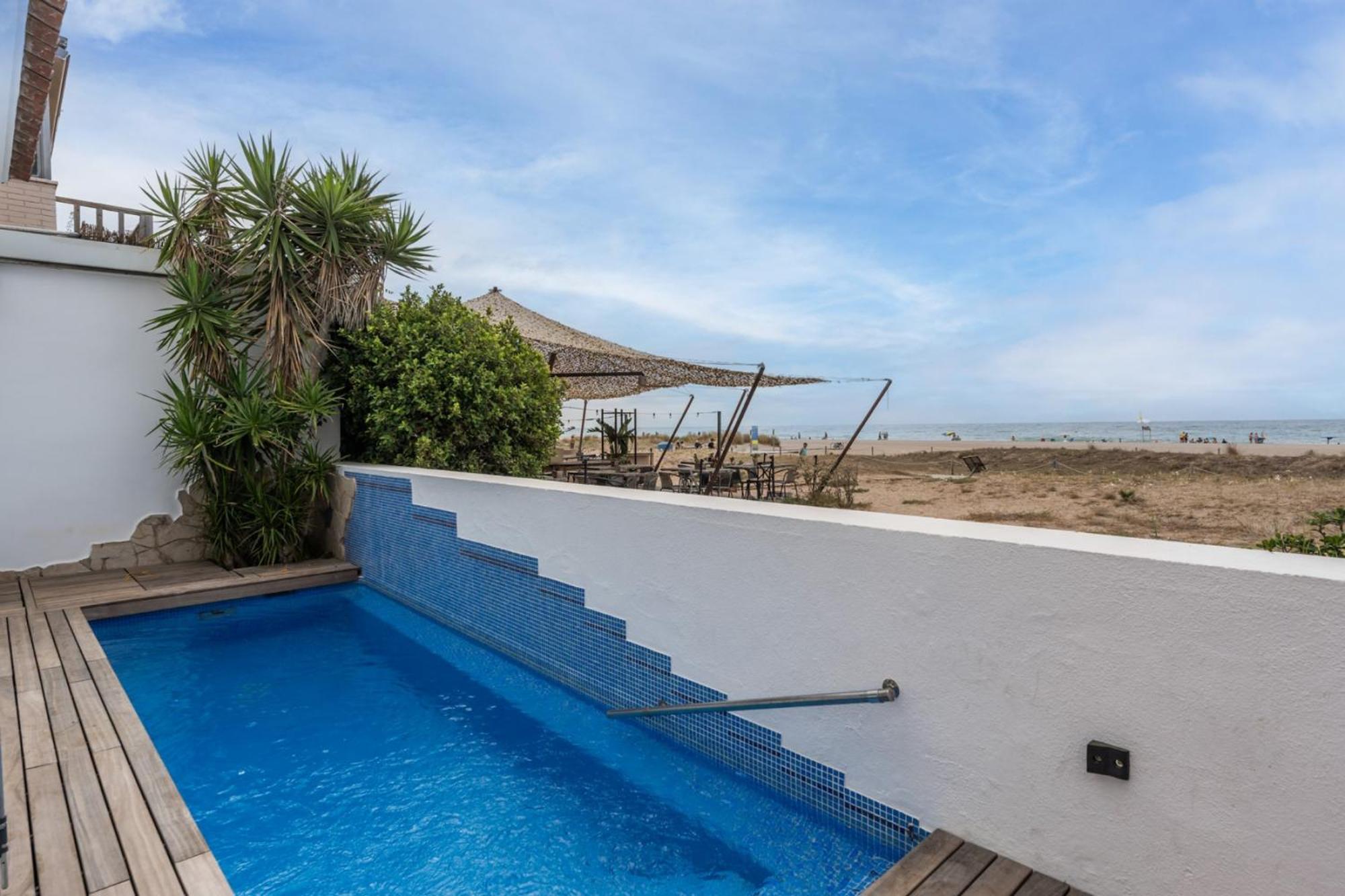 Beach Villa Cristina By Hhbcn Castelldefels Cameră foto
